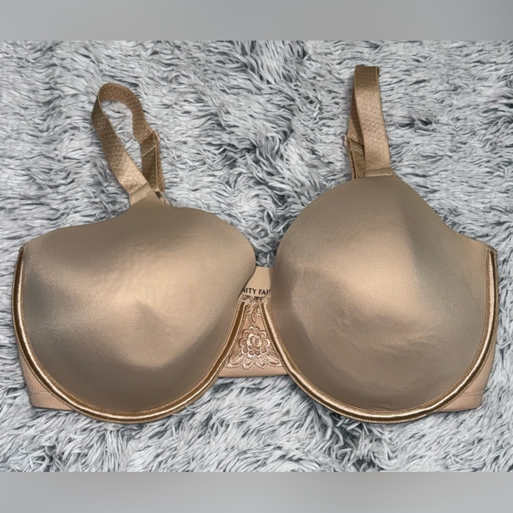 Vanity Fair Beauty Back Full-Figure Back-Smoothing Underwire Bra 76380 Sz 38DDD